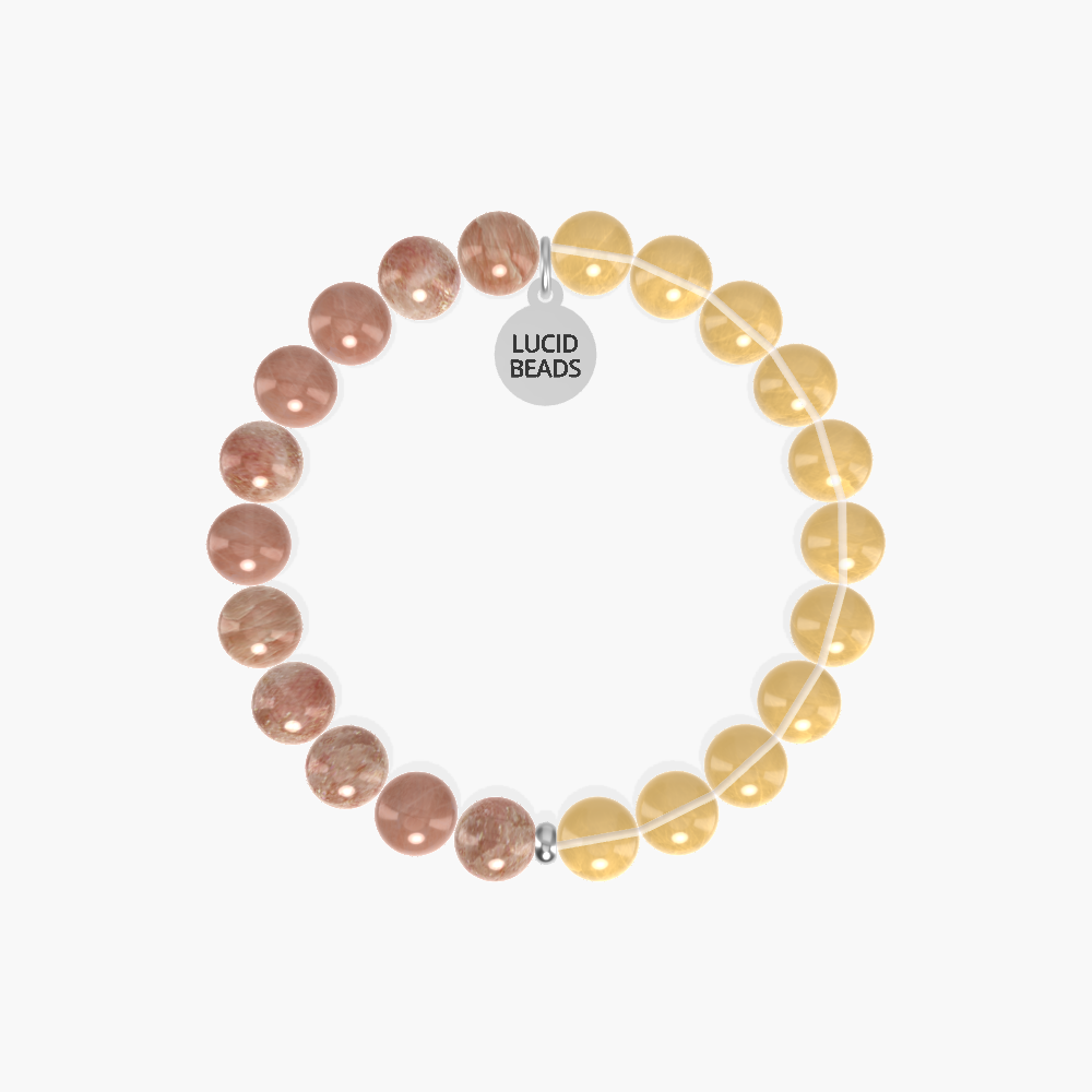 Sunny Optimism - Citrine and Sunstone Bracelet