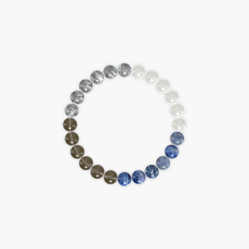 Sodalite, Moonstone, Labradorite and more Gemstone Bracelet