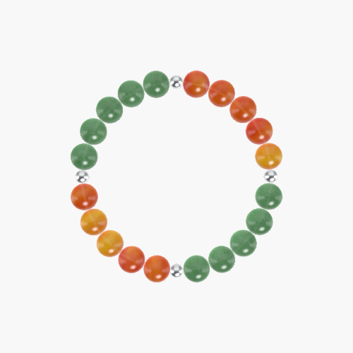 Aventurine and Carnelian Bracelet