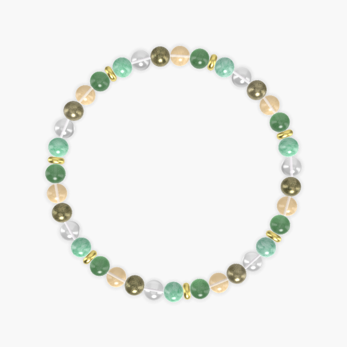 Green Jade, Aventurine, Citrine and more Gemstone Bracelet