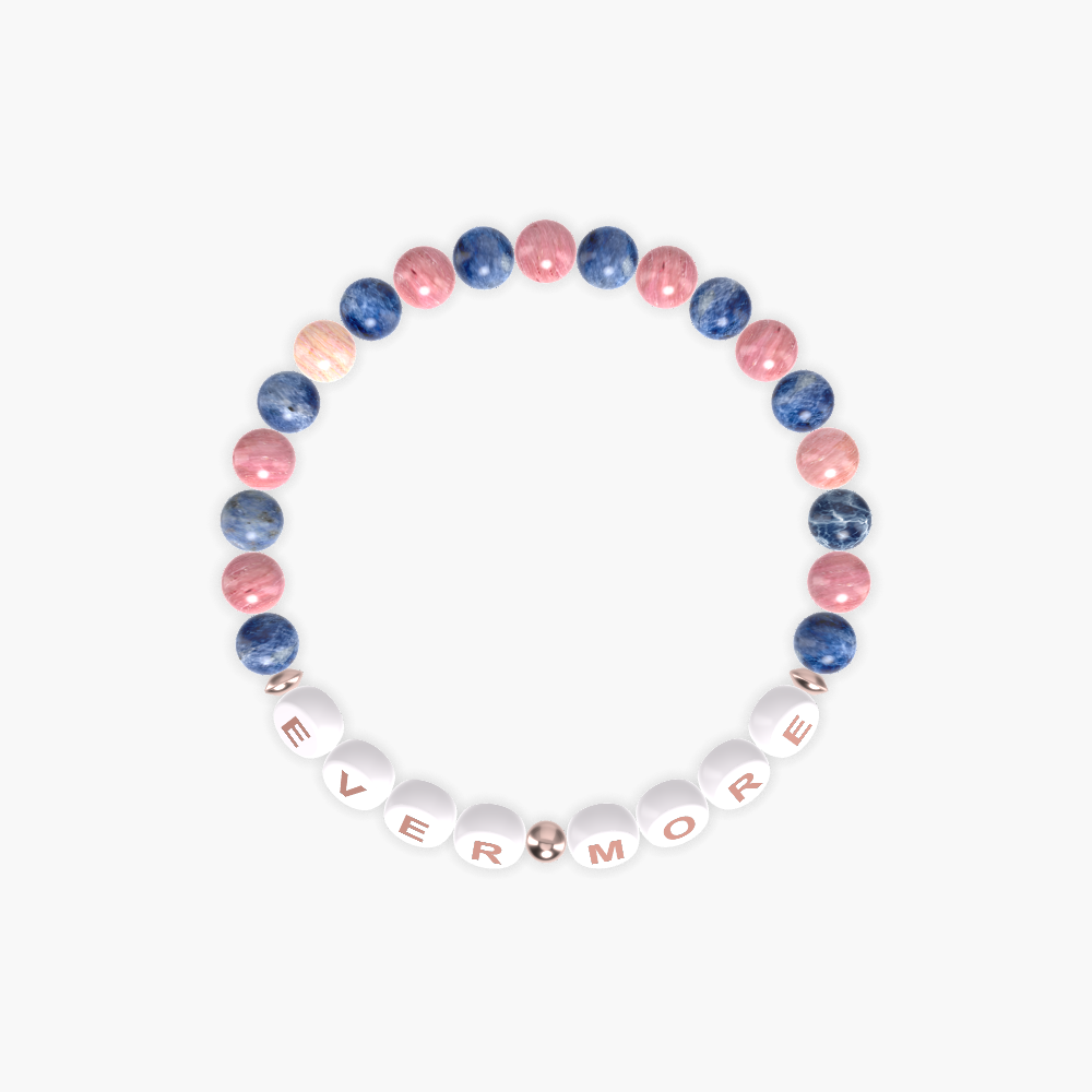 Sodalite and Rhodonite Bracelet