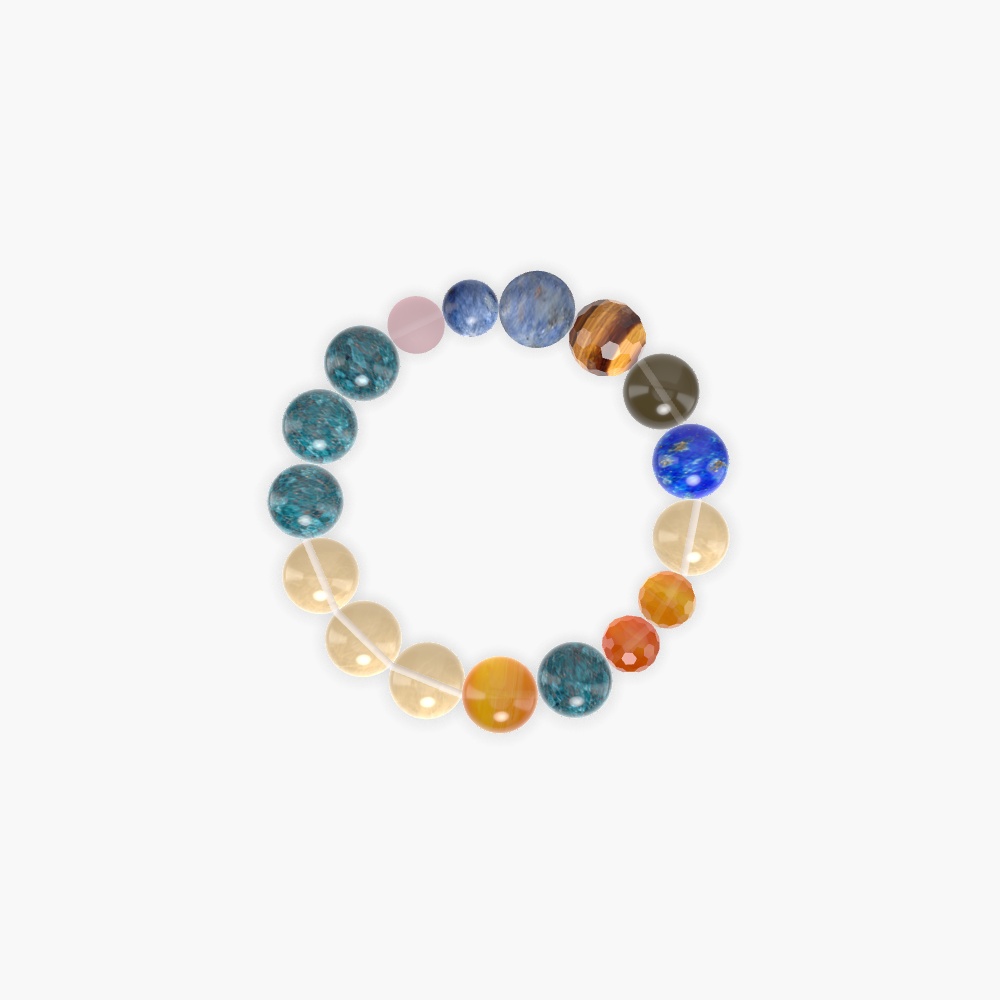 Apatite, Citrine, Carnelian and more Gemstone Bracelet