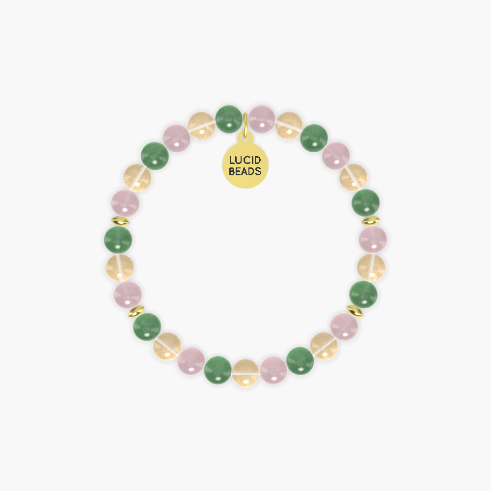 Citrine, Rose Quartz and Aventurine Bracelet