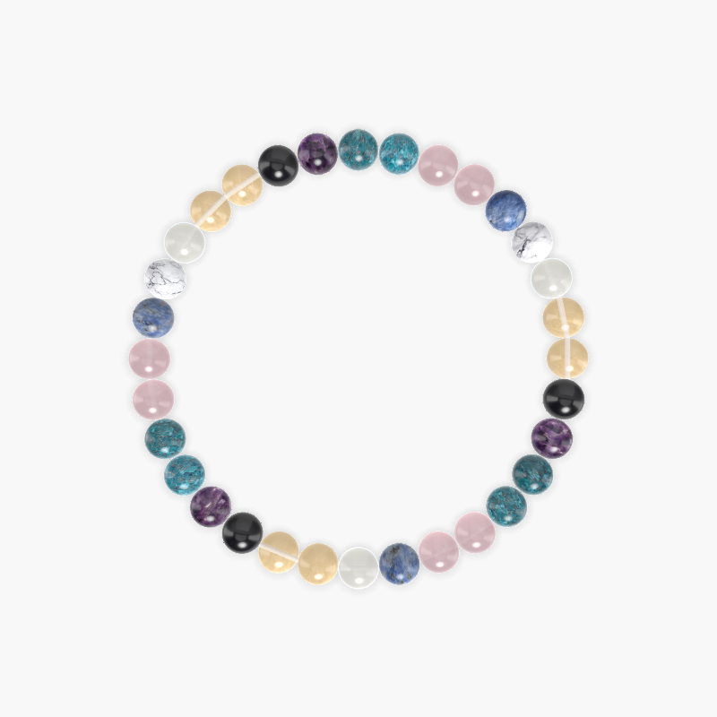 Rose Quartz, Apatite, Citrine and more Gemstone Bracelet