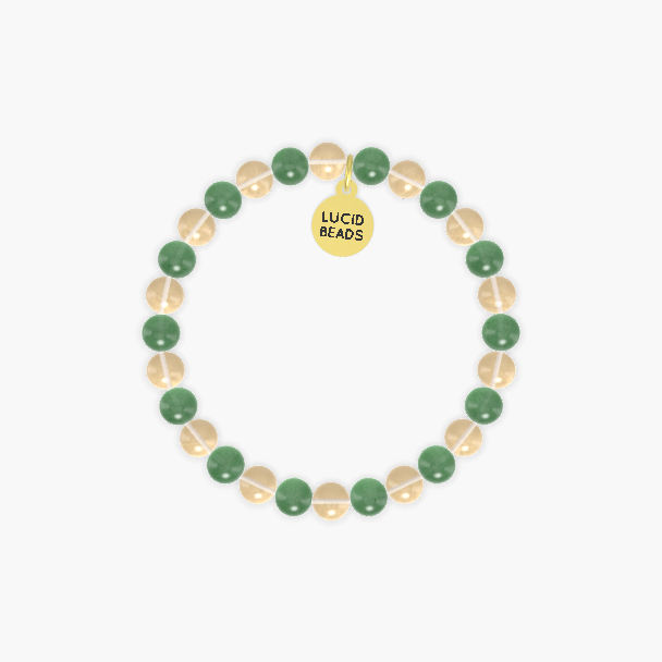 Citrine and Aventurine Bracelet