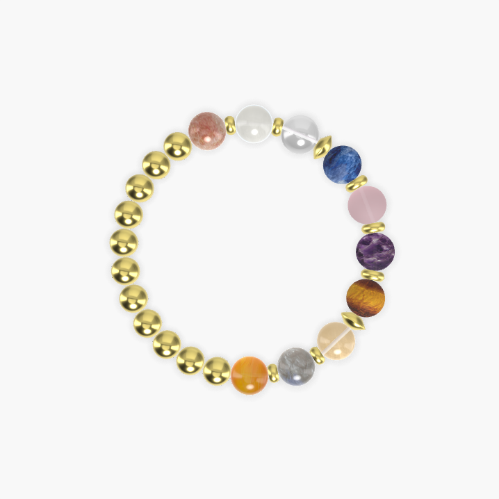 Carnelian, Labradorite, Citrine and more Gemstone Bracelet