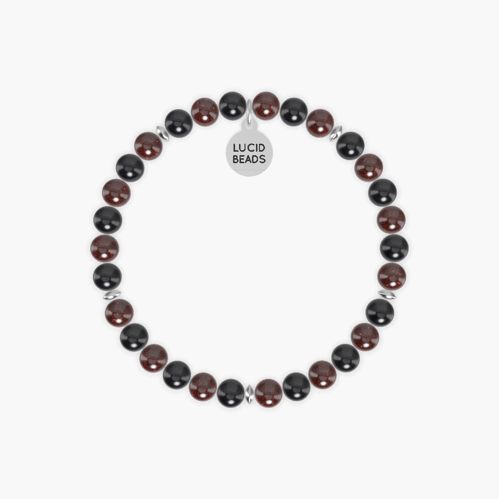 Ambition Guardian - Garnet and Black Tourmaline Bracelet