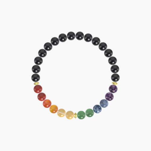 Black Tourmaline, Aventurine, Sodalite and more Gemstone Bracelet