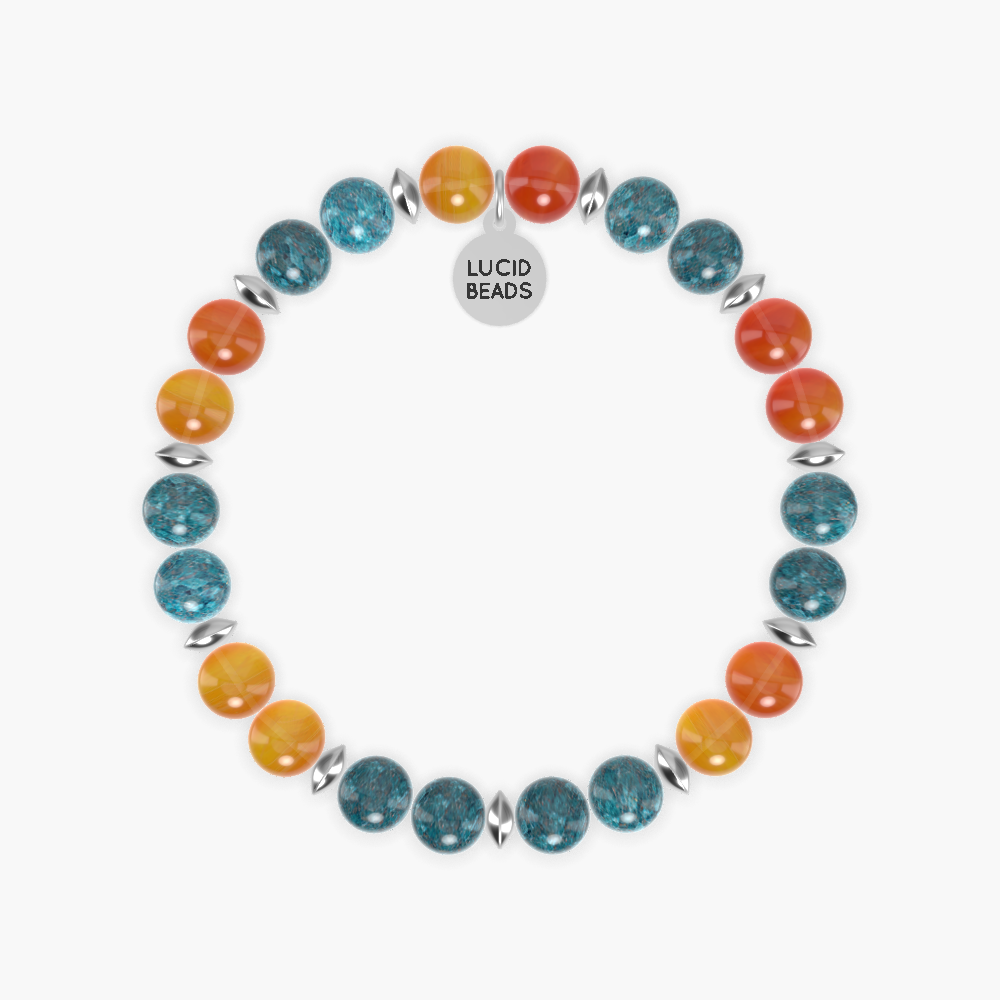 Apatite and Carnelian Bracelet