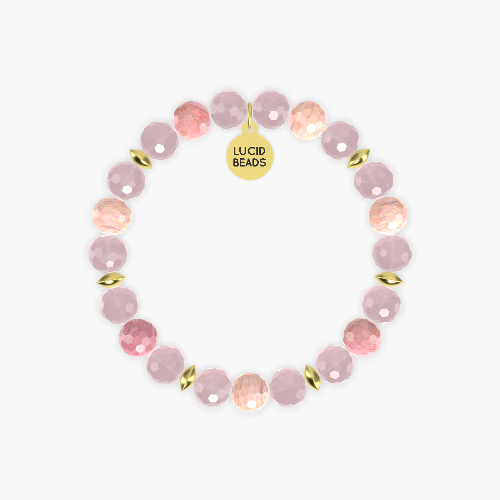 Harmony Bond - Rose Quartz and Rhodonite Bracelet