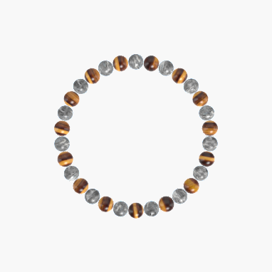 Tiger Eye and Labradorite Bracelet