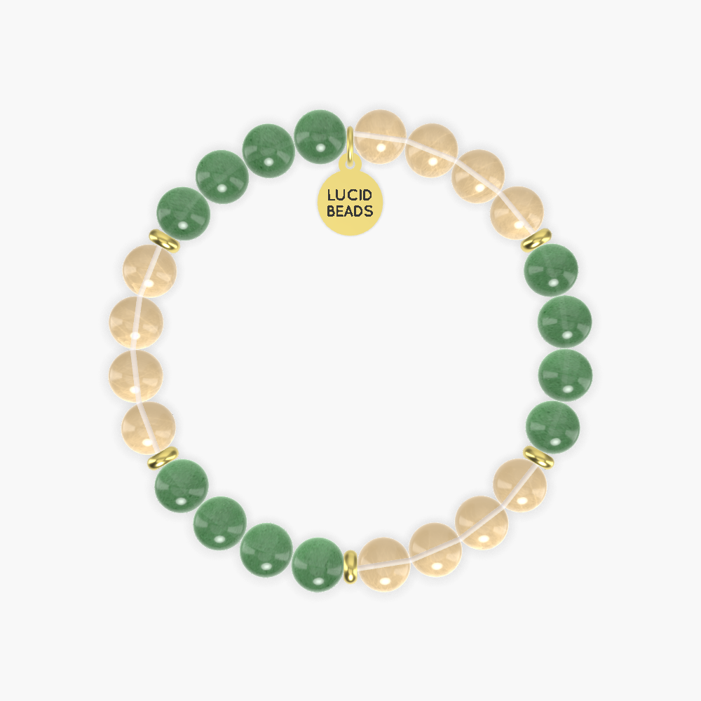 Success Manifestation - Citrine and Aventurine Bracelet