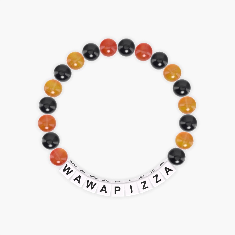 Black Onyx and Carnelian Bracelet