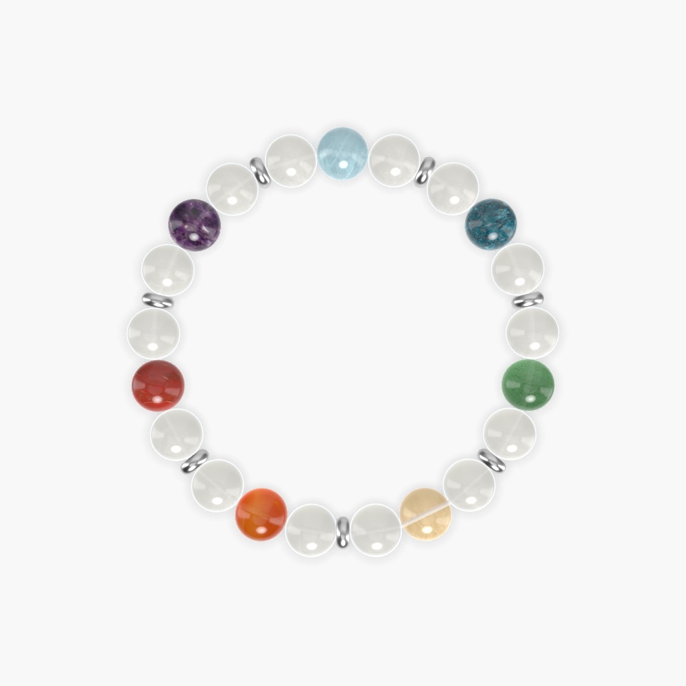 Moonstone, Citrine, Aventurine and more Gemstone Bracelet