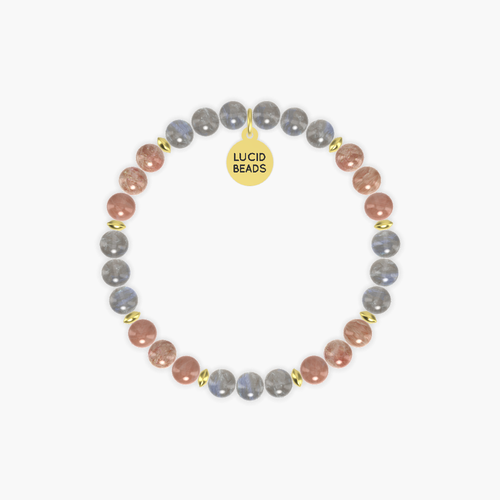 Labradorite and Sunstone Bracelet