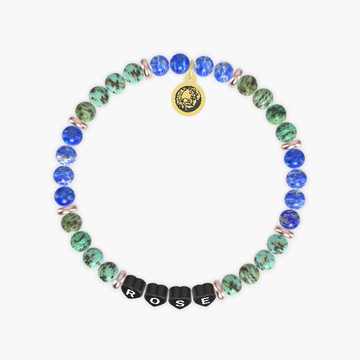 African Turquoise and Lapis Lazuli Bracelet