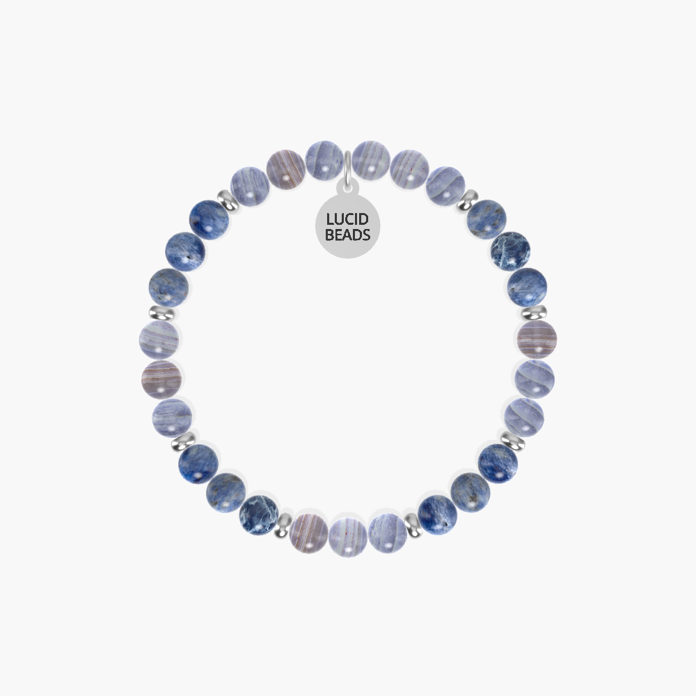 Harmony Flow - Blue Lace Agate and Sodalite Bracelet