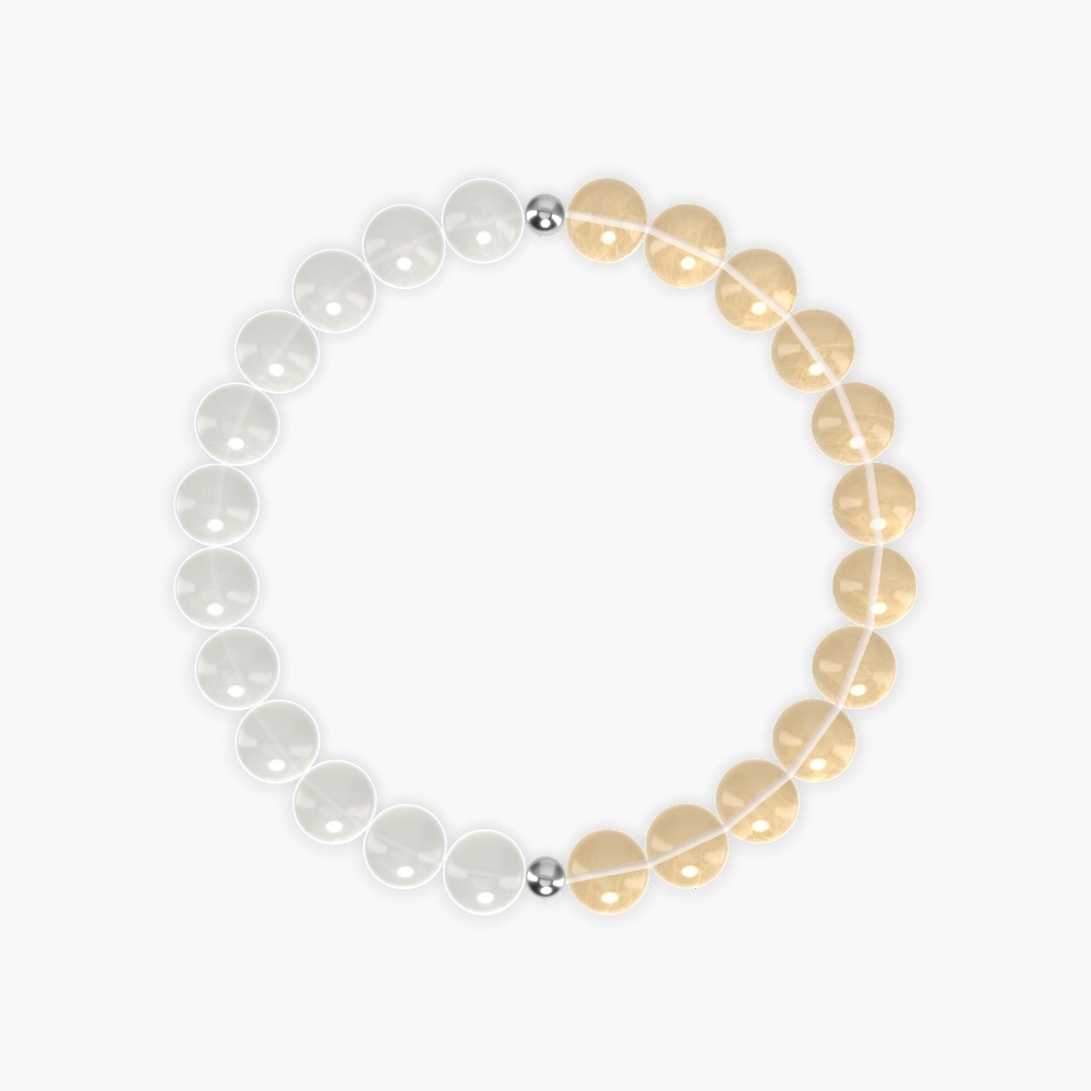 Citrine and Moonstone Bracelet