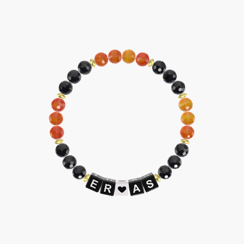 Black Tourmaline and Carnelian Bracelet