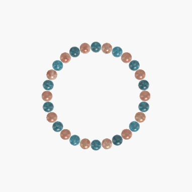 Apatite and Sunstone Bracelet