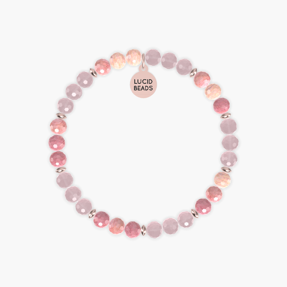 Rose Quartz and Rhodonite Bracelet