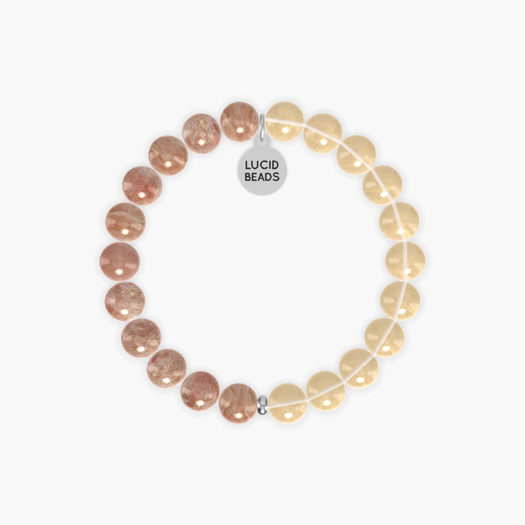 Sunny Optimism - Citrine and Sunstone Bracelet