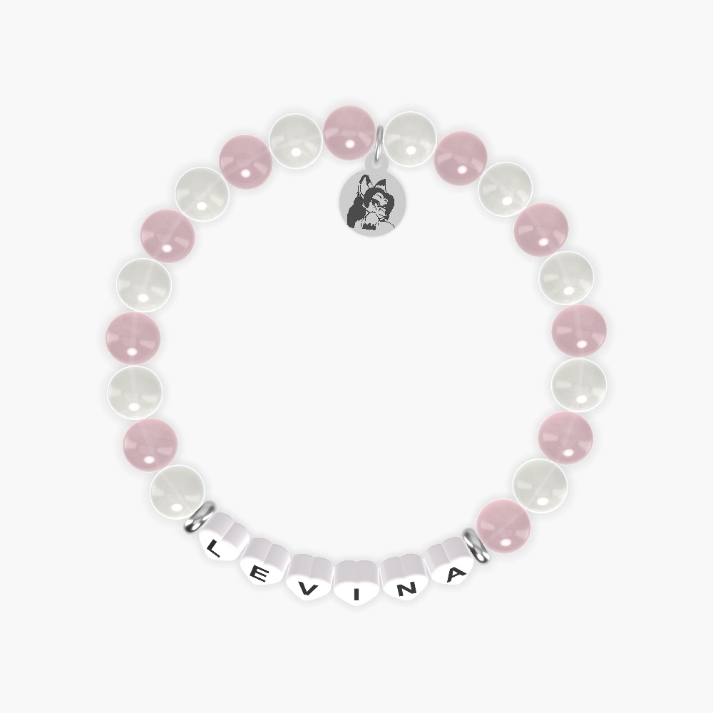 Rose Quartz and Moonstone Bracelet