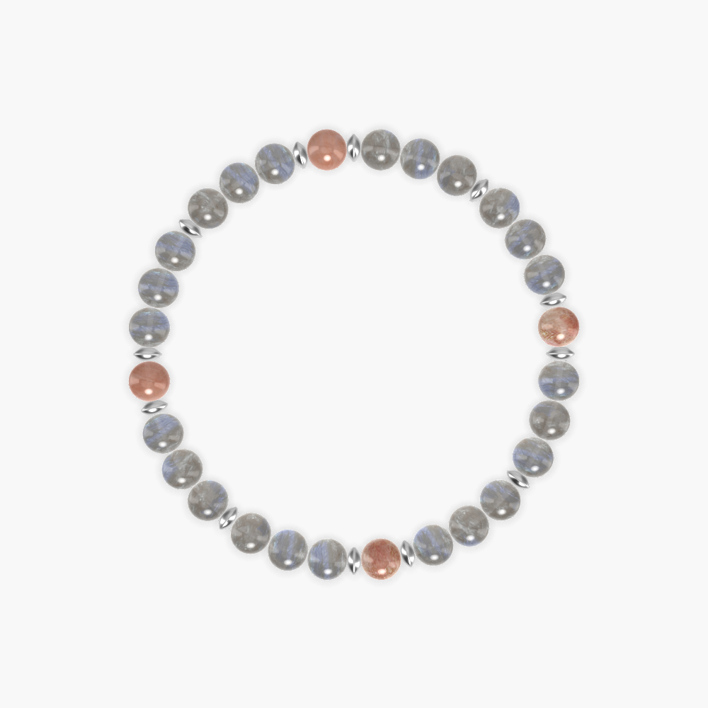 Labradorite and Sunstone Bracelet