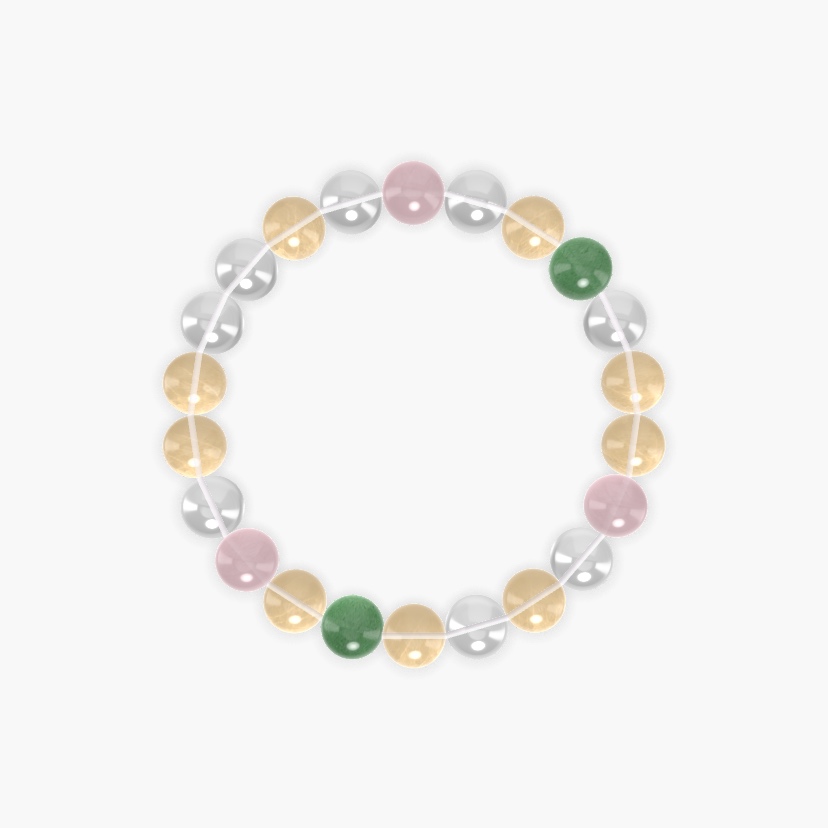 Citrine, Clear Quartz, Rose Quartz and more Gemstone Bracelet