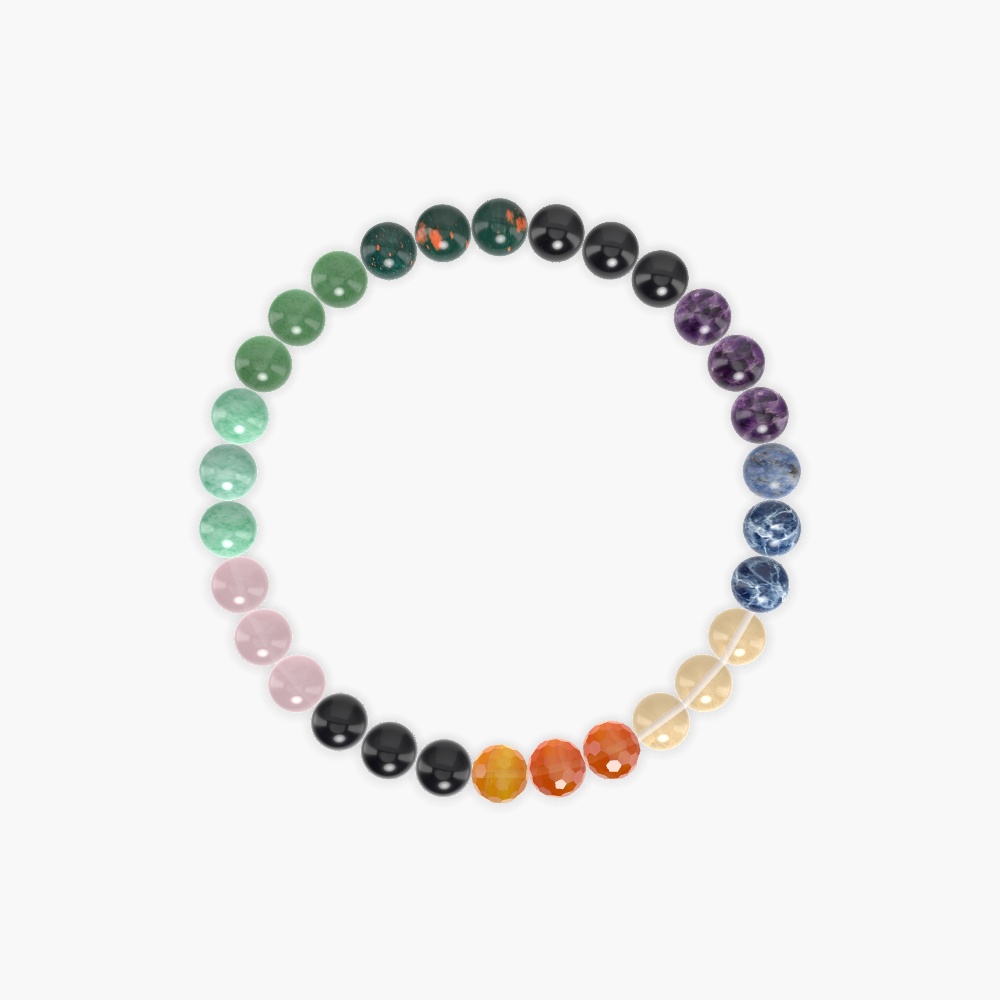 Carnelian, Citrine, Sodalite and more Gemstone Bracelet