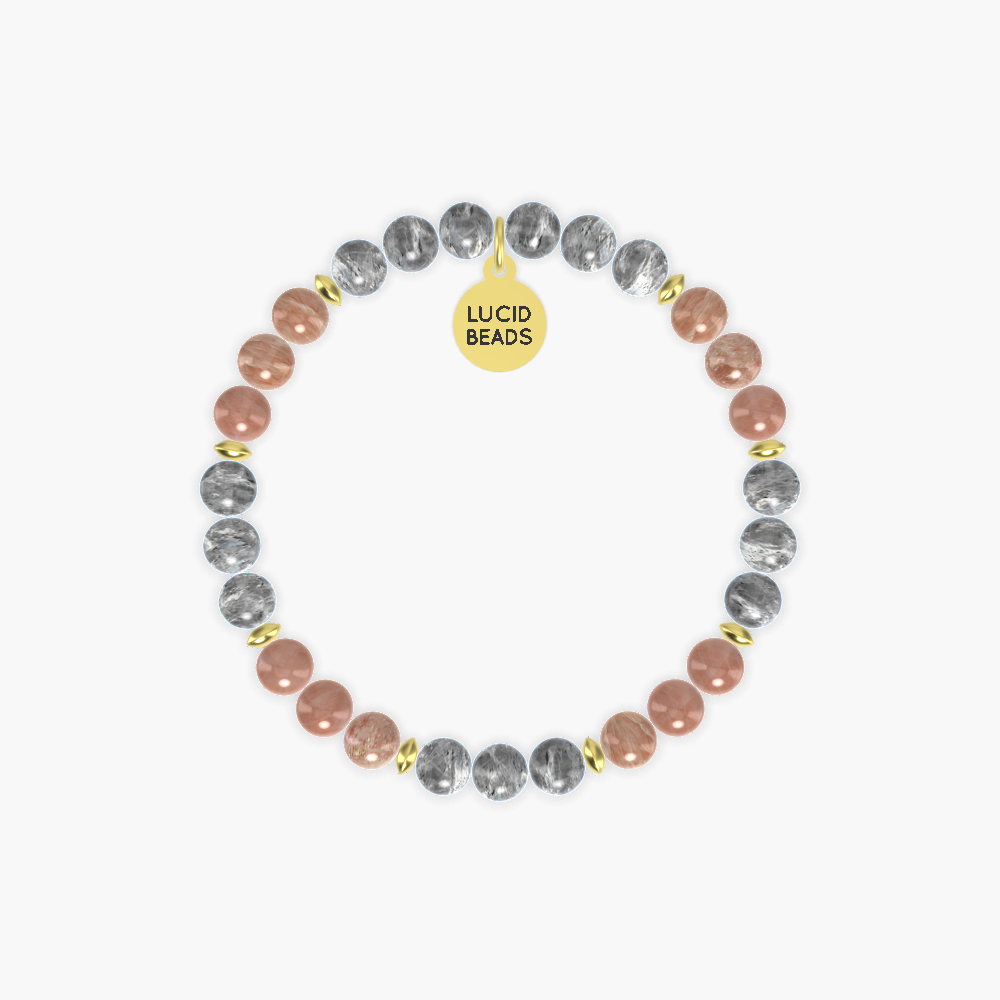 Labradorite and Sunstone Bracelet