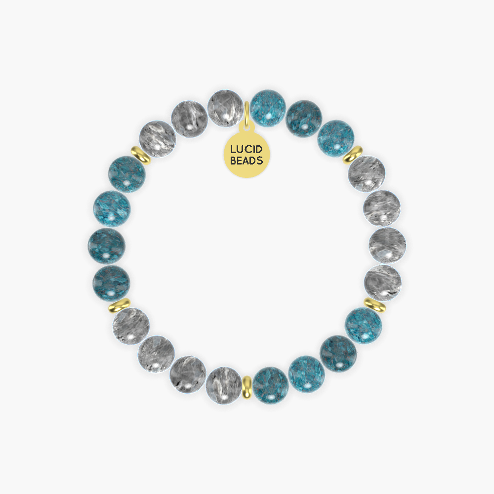 Apatite and Labradorite Bracelet