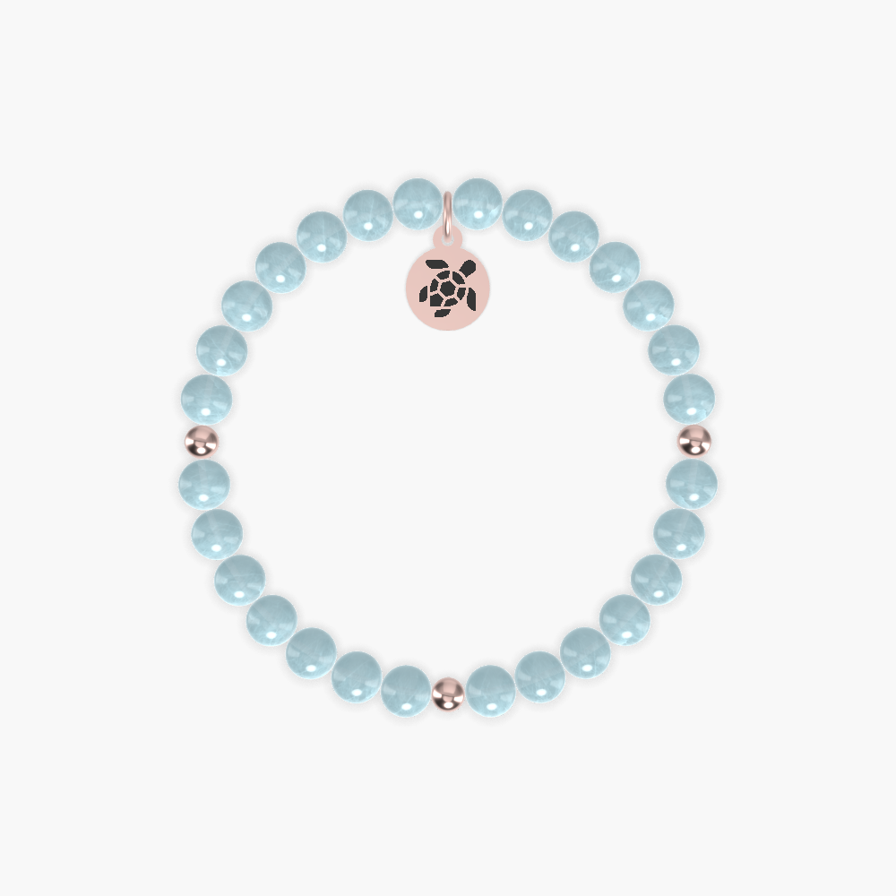 Ocean Serenity - Aquamarine Bracelet