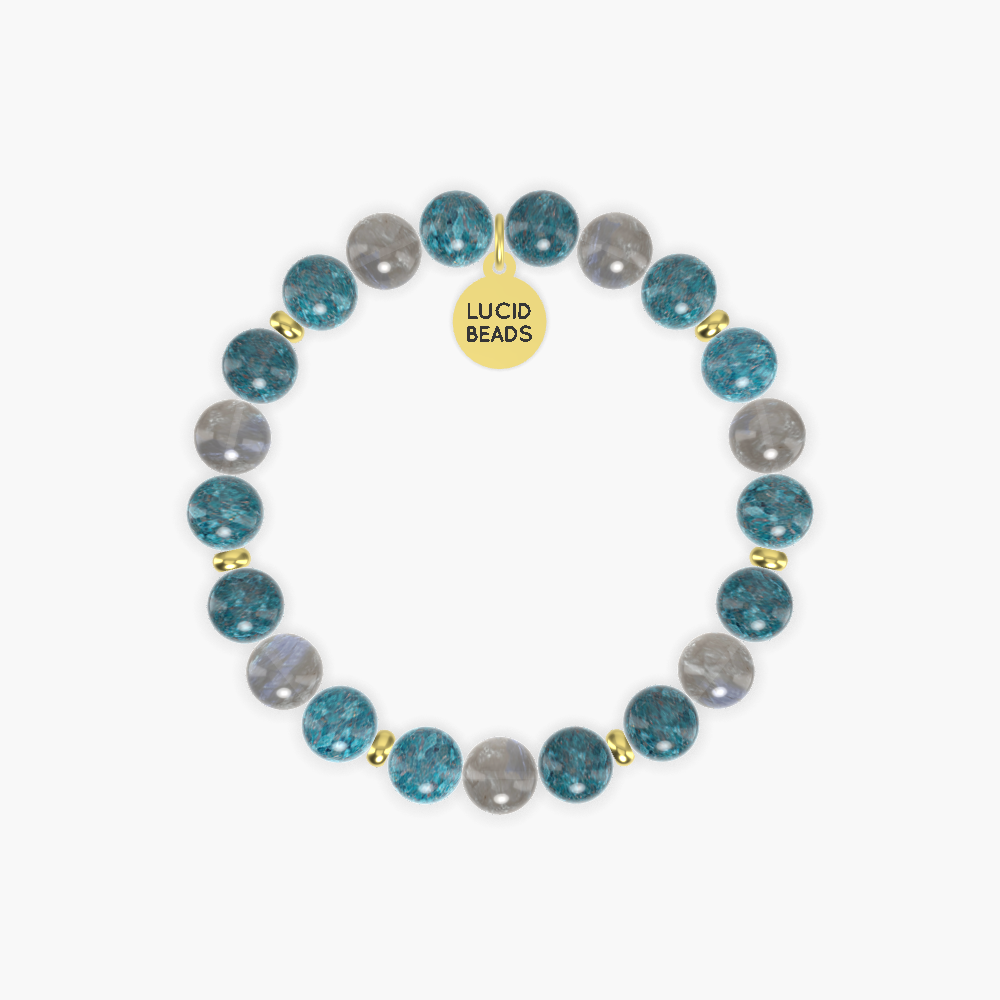 Clarity Insight Vision - Apatite and Labradorite Bracelet