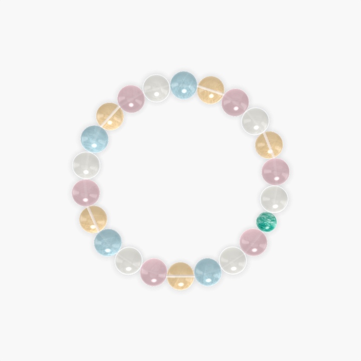 Moonstone, Rose Quartz, Citrine and more Gemstone Bracelet