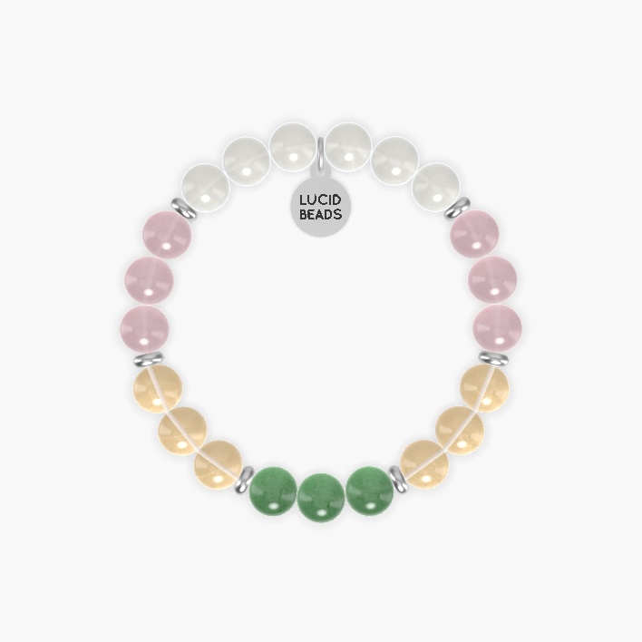 Citrine, Rose Quartz, Moonstone and more Gemstone Bracelet
