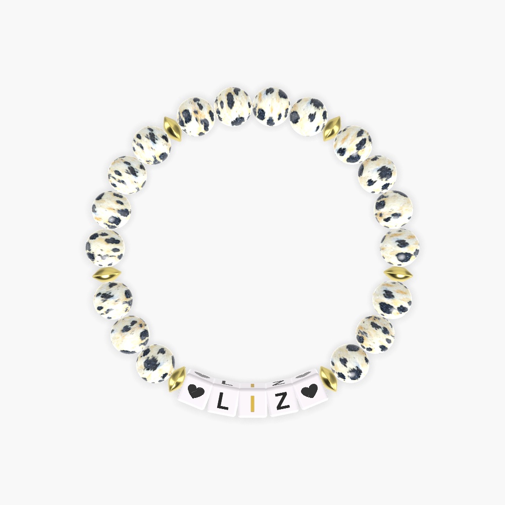 Dalmatian Jasper Bracelet