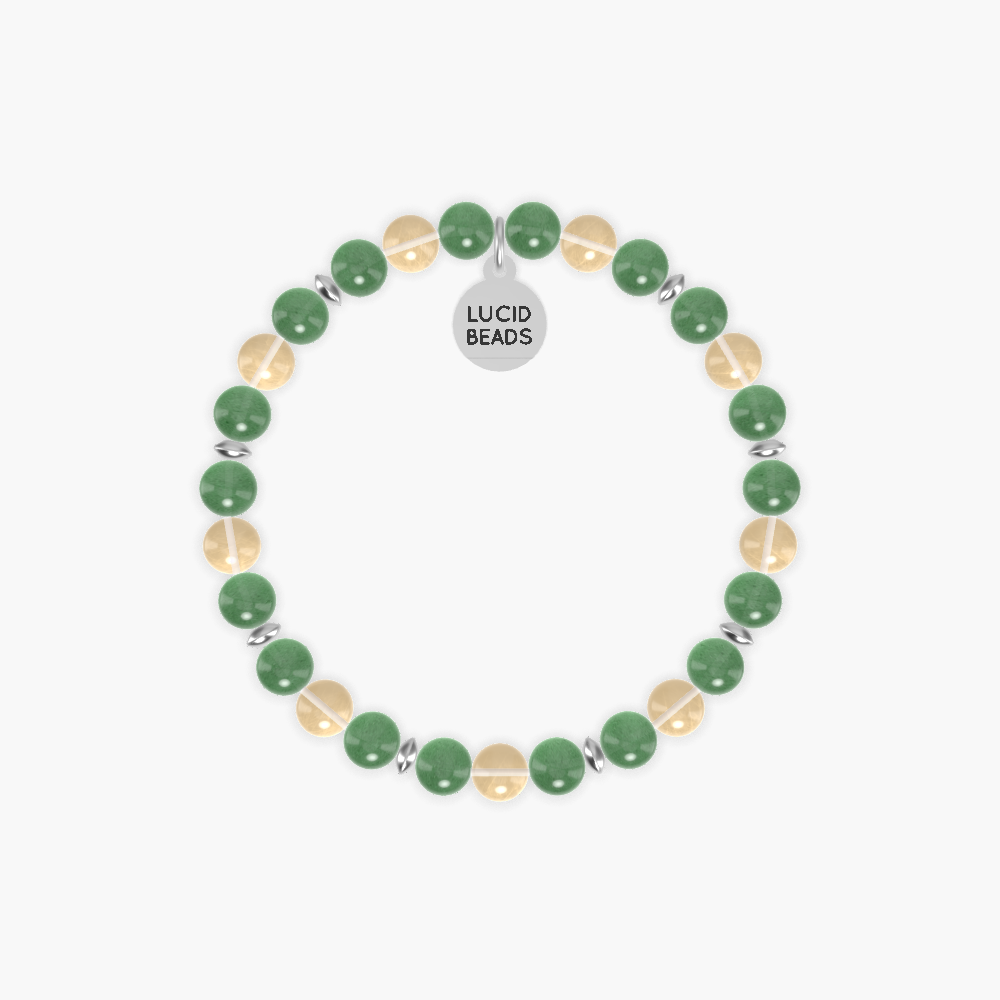 Harmony and Energy - Aventurine and Citrine Bracelet