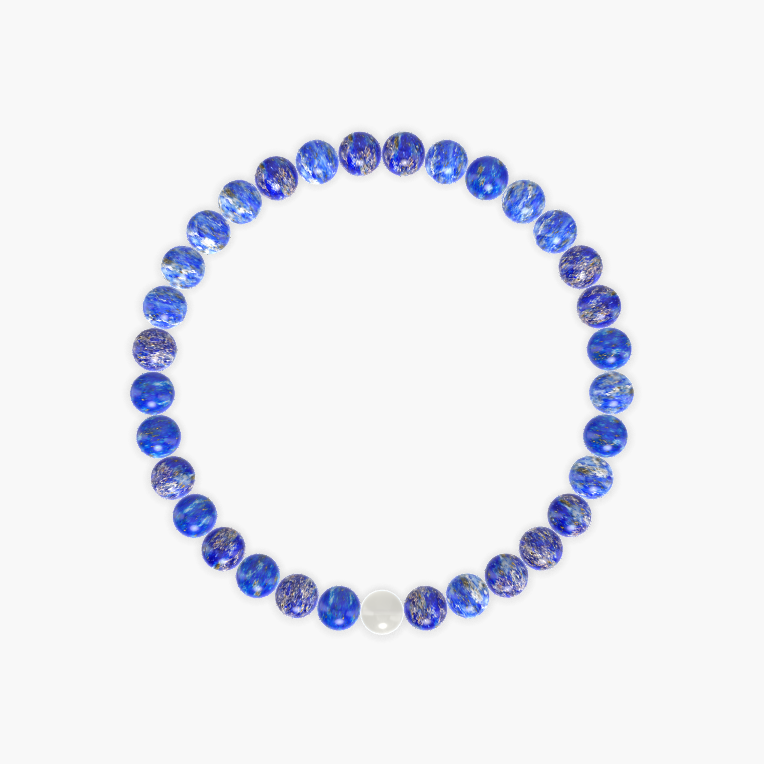 Lapis Lazuli and Moonstone Bracelet