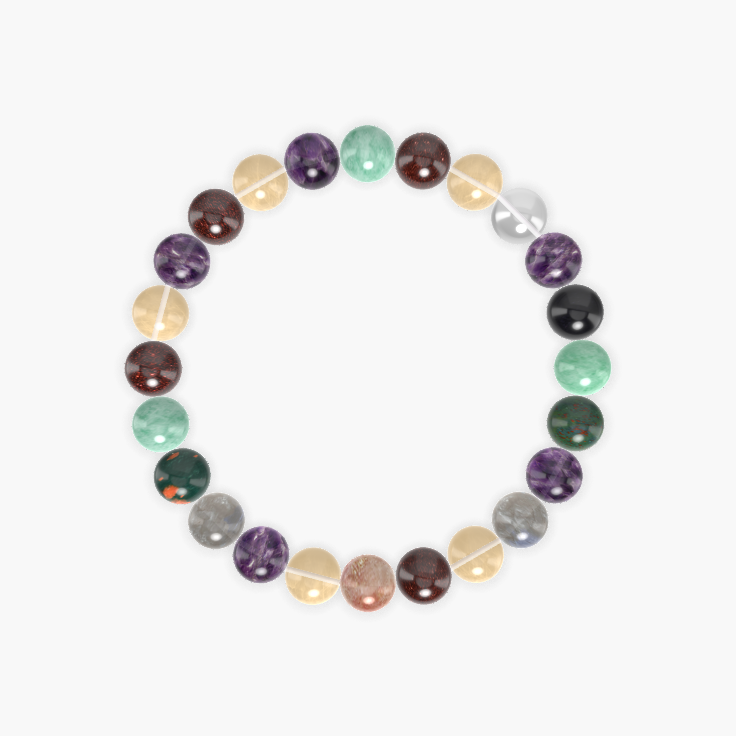 Citrine, Amethyst, Garnet and more Gemstone Bracelet