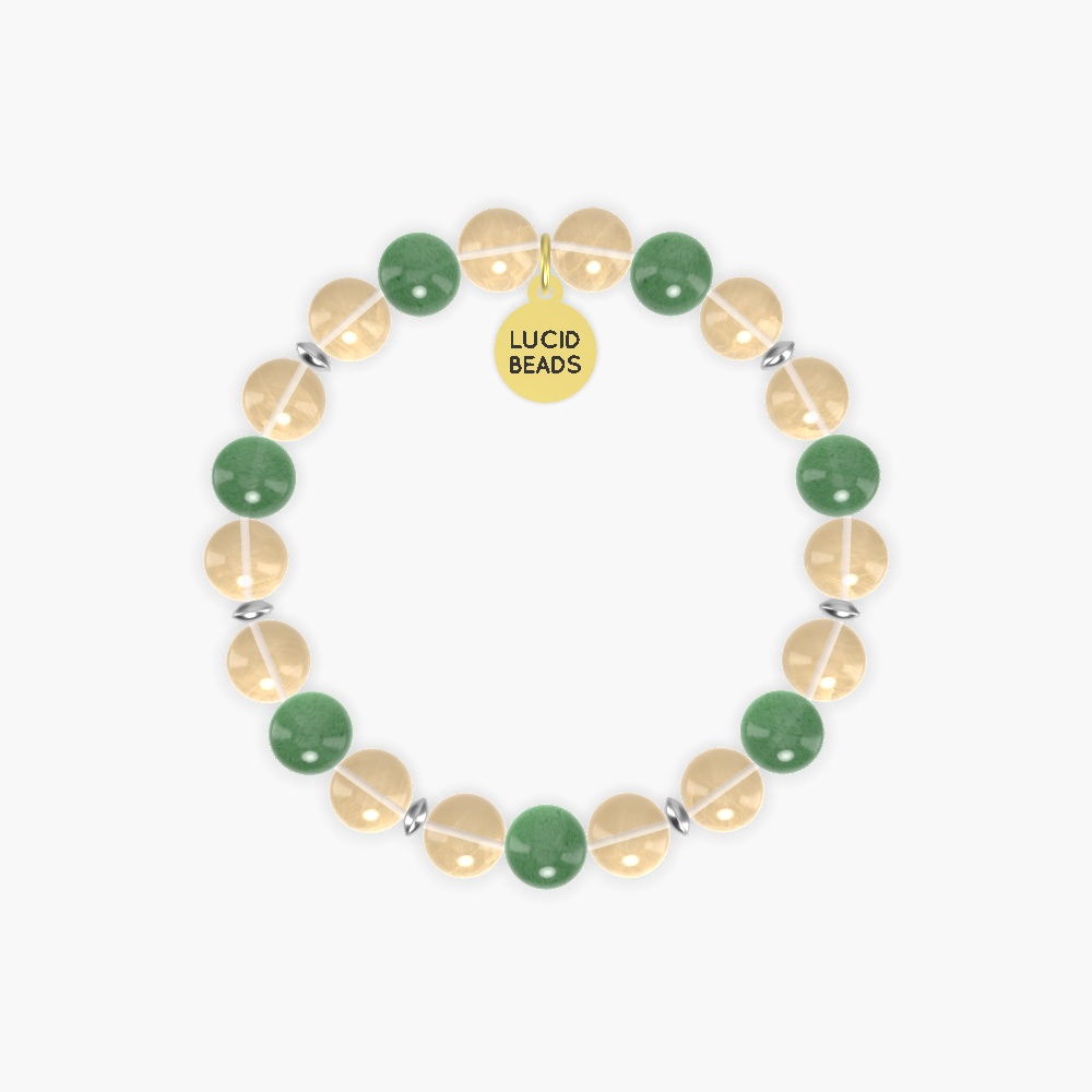 Citrine and Aventurine Bracelet