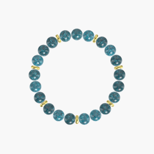 Apatite Gemstone Bead Bracelet