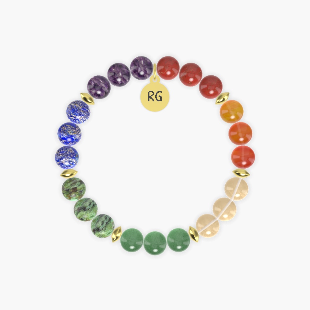 Aventurine, Citrine, Carnelian and more Gemstone Bracelet