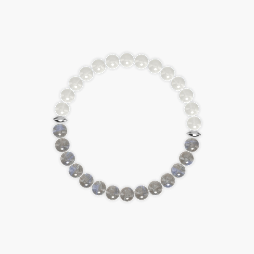 Labradorite and Moonstone Bracelet