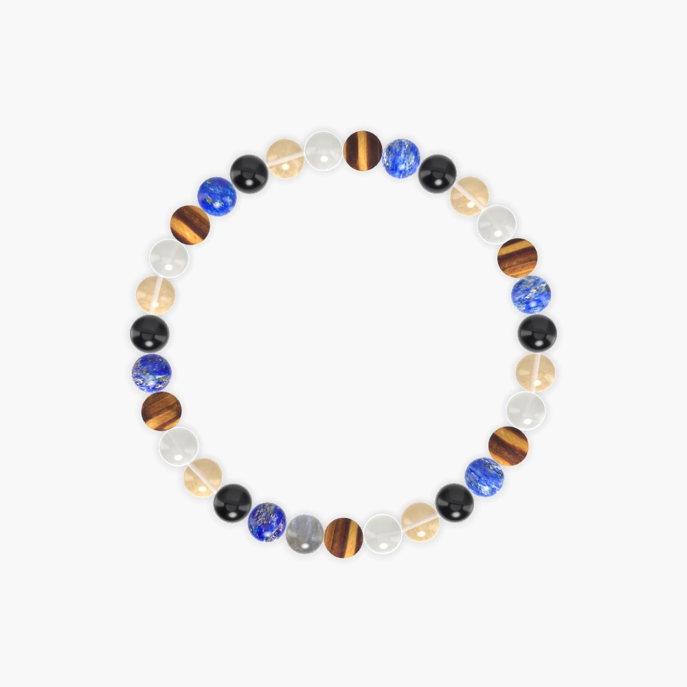 Tiger Eye, Moonstone, Citrine and more Gemstone Bracelet