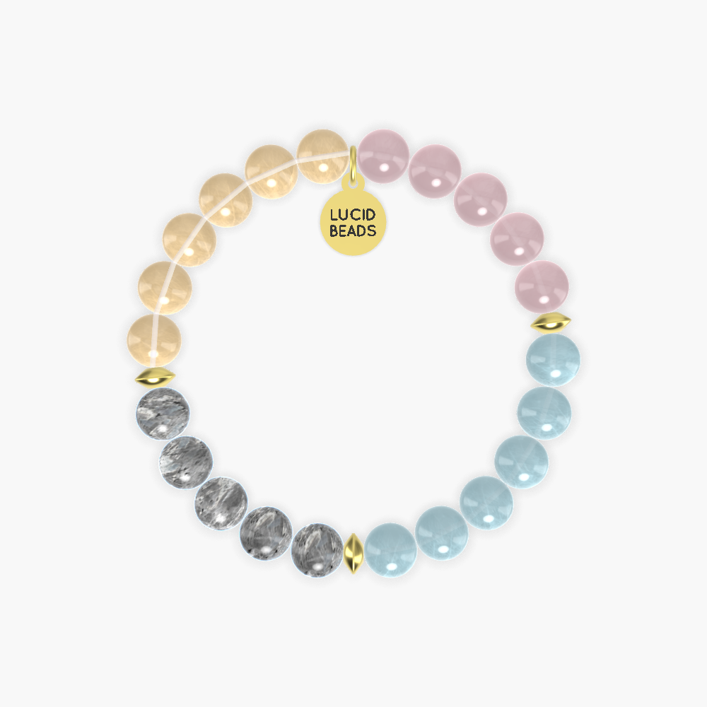 Aquamarine, Citrine, Rose Quartz and more Gemstone Bracelet