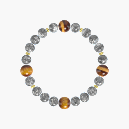 Labradorite and Tiger Eye Bracelet