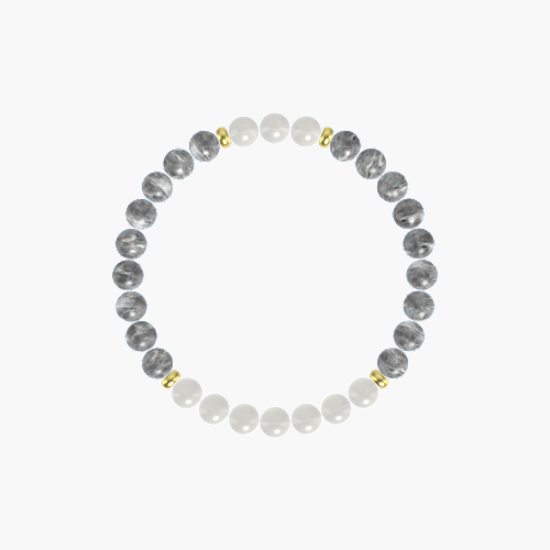 Labradorite and Moonstone Bracelet