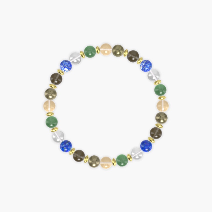 Citrine, Aventurine, Clear Quartz and more Gemstone Bracelet