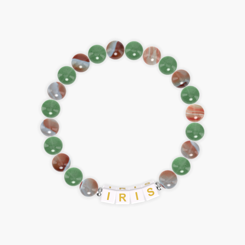 Sardonyx and Aventurine Bracelet
